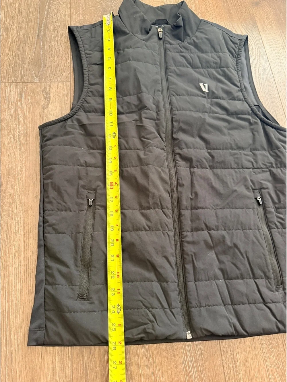 Vuori Mens Sunday Insulated Hybrid Vest; Black; M;  Performance Outdoor Golf